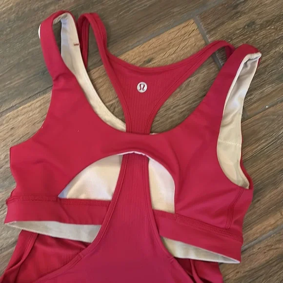 Lululemon All Sports Support Tank in Cranberry - Picture 4 of 4